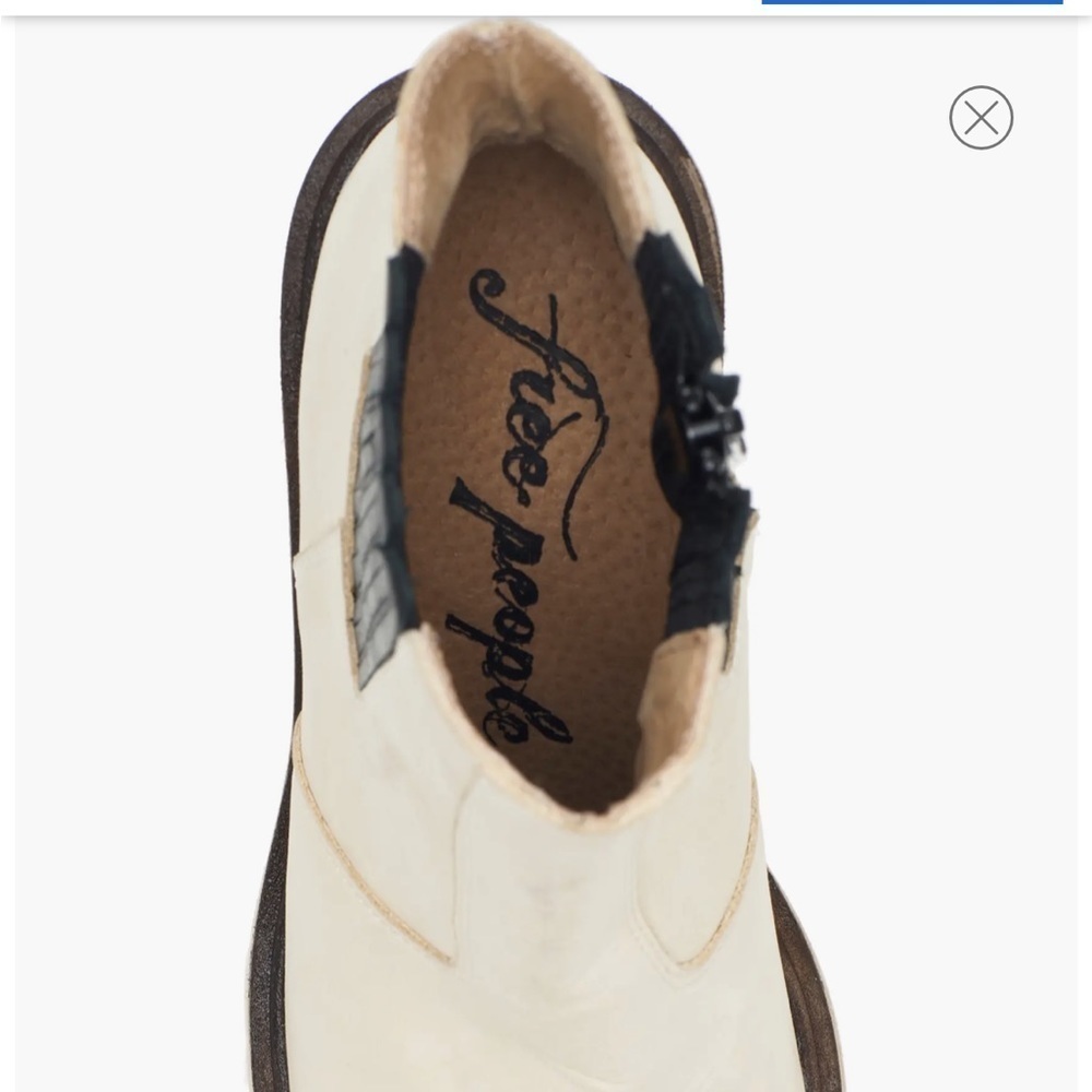 NIB James Chelsea Boot (Women) Free People White Size 10​​​​​​​ - Picture 12 of 12